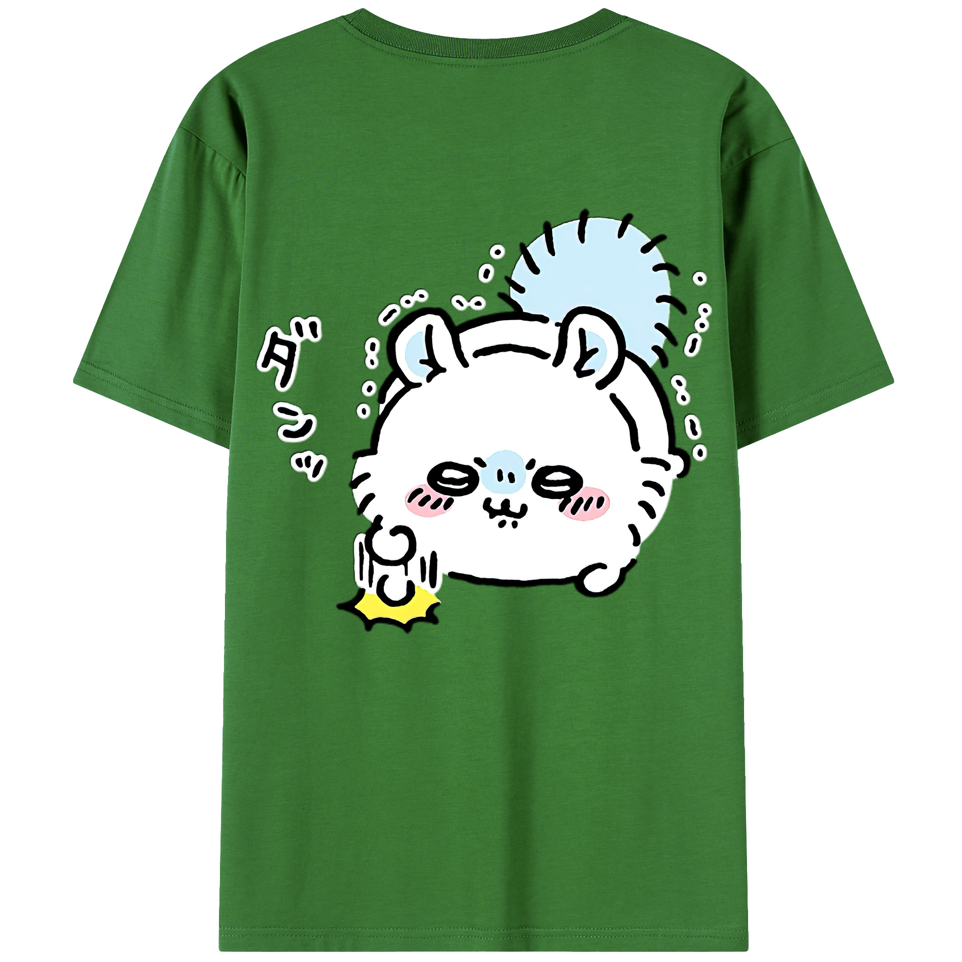 （画像用） ちいかわ モモンガ Chii-kawa Momonga レディース半袖Tシャツ(バックプリント)